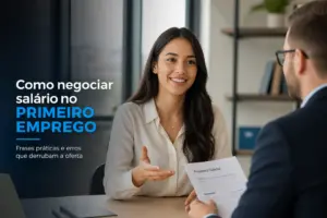 Como negociar salário no primeiro emprego: frases práticas e erros que derrubam a oferta